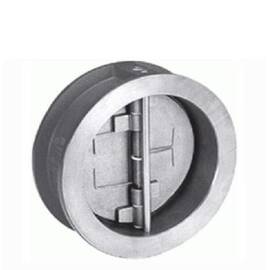 Обратный затвор NVD 805 Ду 400, Ру 16, двустворчатый, корпус-чугун, пластина-бронза; Т=80°С, фото 