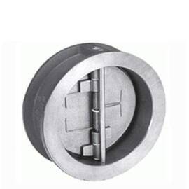 Обратный затвор NVD 805 Ду 600, Ру 16, двустворчатый, корпус-чугун, пластина-бронза; Т=80°С, фото 