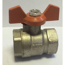 Кран шаровый Terma-R 1/2", в-в, бантик, фото 