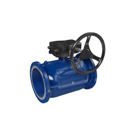 Кран шаровой ALSO КШФП RS Ду 300 Ру 2,5 ст.09Г2С с редуктором, фото 