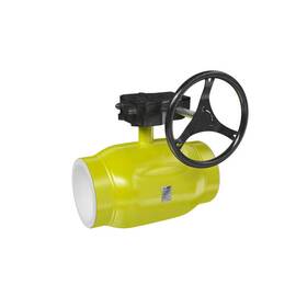 Кран шаровой ALSO КШП GAS Ду 400 Ру 2,5 ст.20 с редуктором, фото 