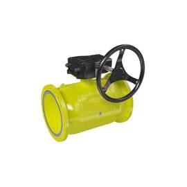 Кран шаровой ALSO КШФП GAS Ду 250 Ру 1,6 ст.20 с редуктором, фото 