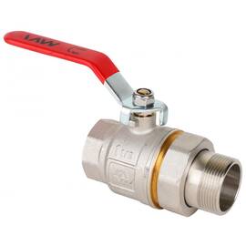 Кран-американка латунный с полусгоном и ручкой  1 1/2" PN 40  BV.520.08, фото 