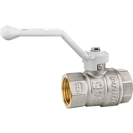 Кран шаровой латунный LD Pride 47.50.B-B.Р (White) Ду 50 Ру 25 вн-вн, рычаг, фото 