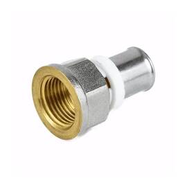 Муфта МП пресс лат Дн20х3/4&quot; ВР Aquasfera 8002-04, фото 