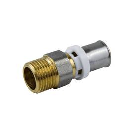 Муфта МП пресс лат Дн26х3/4&quot; НР Aquasfera 8001-05, фото 
