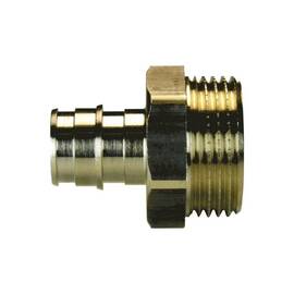 Муфта PE-X лат радиал Дн20х1/2&quot; НР РОС, фото 