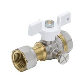 Кран д/ман шар лат нк G1/2" Ру40 м/нак/г Aquasfera 1124-02, фото 