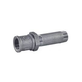 Сгон ст в/к Ду15 L=110мм муфта+к/г чуг Fittex PLUS, фото 