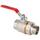 Кран-американка латунный с полусгоном и ручкой  1 1/2" PN 40  BV.520.08, фото 