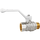 Кран шаровой латунный LD Pride 47.50.B-Н.Р (White) Ду 50 Ру 25 вн-нр, рычаг, фото 