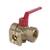 Кран д/ман лат 11б18бк(ф)1 G1/2&quot; Ру16 м/м рук фл SantechSystems, фото 