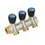 Коллектор лат клап рег 3/4&quot; м/р 3в 1/2&quot; ПУ н/р 50мм Aquasfera 9039-02, фото , изображение 2