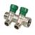 Коллектор лат клап рег 3/4" м/р 2в 1/2" ПУ н/р 36мм M210 SantechSystems, фото 