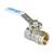 Кран шар лат 1101 Standard нк Ду15 Ру40 м/м полн рыч Aquasfera 1101-01 ., фото , изображение 7