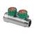 Коллектор лат клап рег 1" м/р 2в 1/2" ПУ н/р 45мм M110 SantechSystems, фото , изображение 2