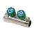 Коллектор лат клап рег 3/4" м/р 2в 1/2" ПУ н/р 36мм M210 SantechSystems, фото , изображение 2