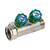Коллектор лат клап рег 3/4" м/р 2в 1/2" ПУ н/р 36мм M210 SantechSystems, фото , изображение 3