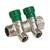 Коллектор лат клап рег 3/4" м/р 2в 1/2" ПУ н/р 36мм M210 SantechSystems, фото , изображение 4