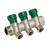 Коллектор лат клап рег 3/4" м/р 3в 1/2" ПУ н/р 36мм M210 SantechSystems, фото , изображение 3