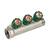 Коллектор лат клап рег 3/4" м/р 3в 1/2" ПУ н/р 36мм M210 SantechSystems, фото , изображение 4