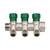 Коллектор лат клап рег 3/4" м/р 3в 1/2" ПУ н/р 36мм M210 SantechSystems, фото , изображение 5