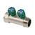 Коллектор лат клап рег 1" м/р 2в 1/2" ПУ н/р 36мм M210 SantechSystems, фото , изображение 2