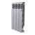 Радиатор Royal Thermo Revolution Bimetall 500 2.0/Silver Satin – 4 секц., фото 
