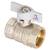 Кран шар. для воды 1/2" г/г бабочка CTM СТАНДАРТ CWFFB012, фото , изображение 3