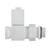 Набор дизайн-вентилей Royal Thermo CUBE, прямой (белый) 1/2", фото , изображение 9