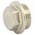Заглушка Uni-Fitt H 1/2", никелированная, фото , изображение 2