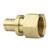 Муфта VARMEGA Slide-fit переходная (переходник) ВР, 16х3/4", аксиальная, латунь, VM51312, фото , изображение 2