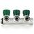 Коллектор модульный ELSEN 3/4" 4х3/4" ЕК TIN латунь, фото , изображение 3