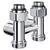 Узел нижнего подключения Royal Thermo Design прямой 1/2"х3/4"EK (хром), фото , изображение 2