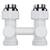 Узел нижнего подключения Royal Thermo Design прямой 1/2"х3/4" EK (белый), фото , изображение 3