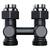Узел нижнего подключения Royal Thermo Design прямой 1/2"х3/4" EK (черный), фото , изображение 3