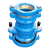 Соединительная муфта ДРК IDRA BF PE DN80 (88-103)/PE90 PN10/16, фото , изображение 2