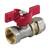 Кран шар лат 1016 Euro нк Дн20х3/4&quot; Ру16 м/обж баб Aquasfera 1016-03 ., фото , изображение 5