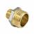Ниппель лат перех Ду20х15 НР никель Aquasfera 9023-03, фото , изображение 3