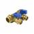 Коллектор лат шар/к син 3/4&quot; м/р 3в 1/2&quot; н/р 35мм Aquasfera 9025-02, фото , изображение 9