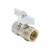 Кран шар лат 1102 Standard нк Ду20 Ру40 м/м полн баб Aquasfera 1102-02 ., фото , изображение 4