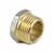 Футорка лат Ду50х25 р/м никель Aquasfera 9024-13, фото , изображение 3