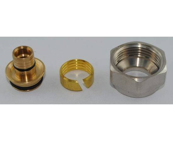 Комплект фитингов для полимерных труб, диаметр трубы 16x2,2 мм, внутренняя резьба, G ¾, фото 