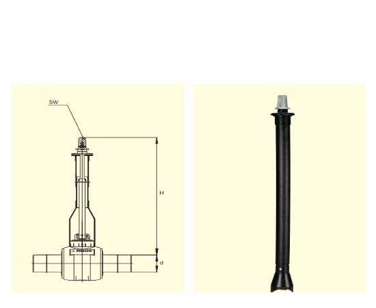 Монтажный набор для врезки с краном шаровым Tele-EBG-KH / BS d 32-50/ 1,1-1,8 Frialen, фото 