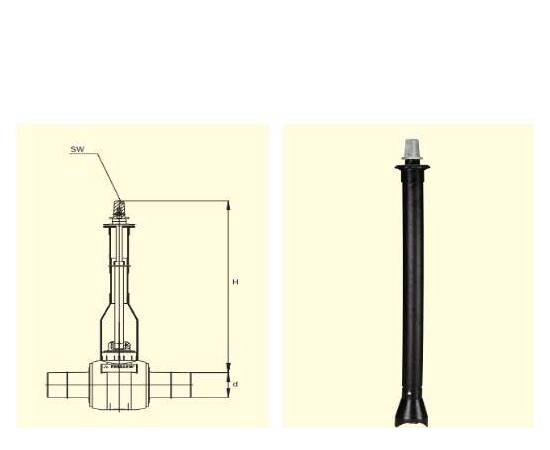 Монтажный набор для врезки с краном шаровым Tele-EBG-KH / BS d 63-225/ 1,1-1,8 Frialen, фото 