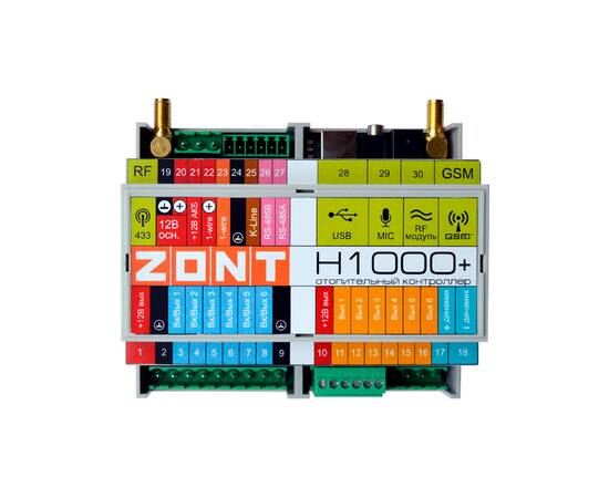 Контроллер универсальный ZONT H-1000 Plus, фото 