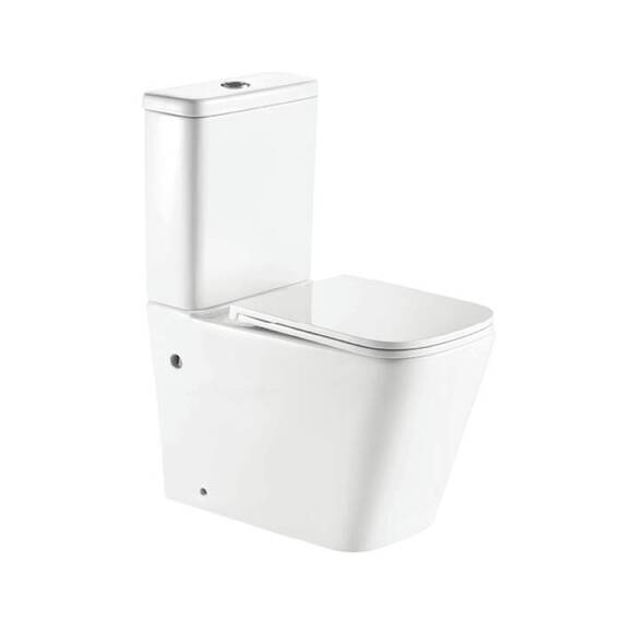 Унитаз-компакт Quadra б/о г/вып н/под 2реж в/к микр Selena Q011WG., фото 