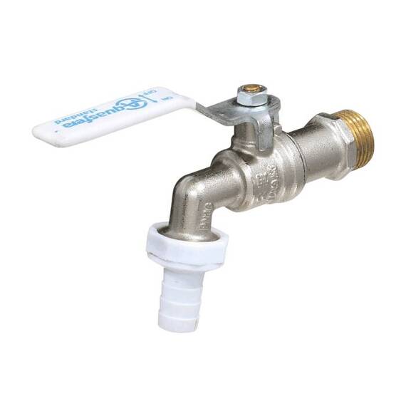 Кран шар водоразб лат нк 1119 Ду20 Ру16 р/штуц рыч Aquasfera Standard 1119-02, фото , изображение 2