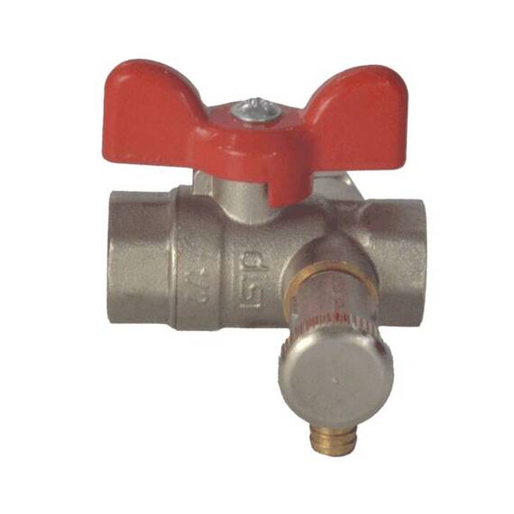 Кран шар лат спуск Ду15 Ру40 м/м полн баб РОС, фото , изображение 4