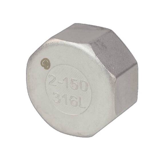 Заглушка нерж Ду50 (2&quot;) ВР Benarmo, фото , изображение 2